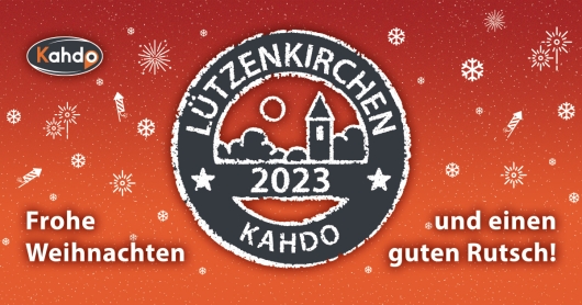 Kahdo wünscht ein frohes Weihnachtsfest und einen guten Rutsch!