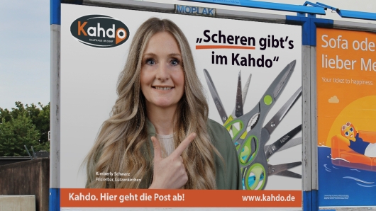 Kimberly Schwarz von der Frisierbar ist aktuelles &quot;Kahdo´s next Plakat-Model&quot;!