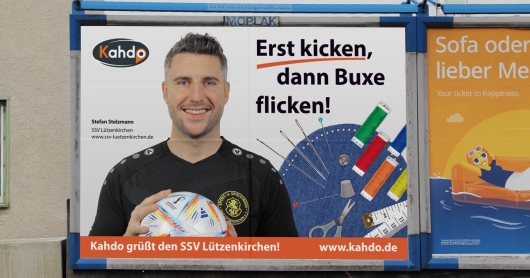 SSV und Kahdo starten Werbekooperation: &quot;Erst kicken, dann Buxe flicken!&quot;