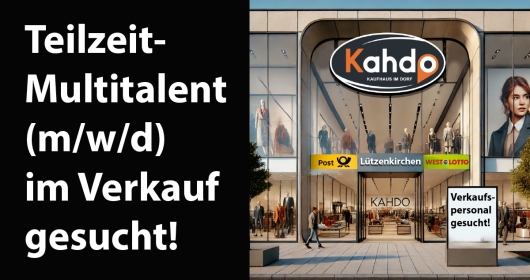 Teilzeit-Multitalent im Verkauf gesucht (w/m/d)